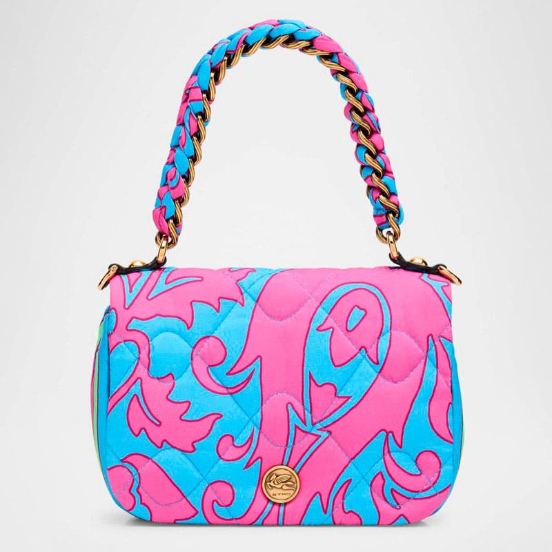 Bolsa Shoulder Bond XS Sea-Print Quilted - Mercado de Luxo - O Maior E-Commerce de Bens, Produtos e Serviços de Luxo do Brasil.