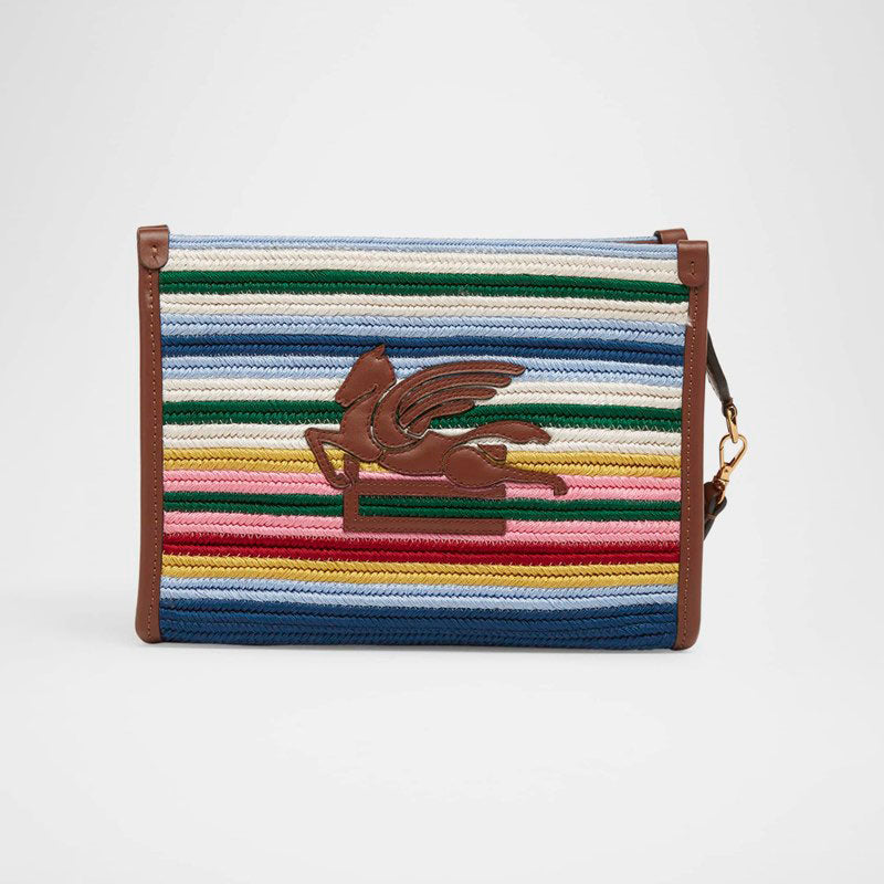 Bolsa Shoulder Striped Pouch - Mercado de Luxo - O Maior E-Commerce de Bens, Produtos e Serviços de Luxo do Brasil.