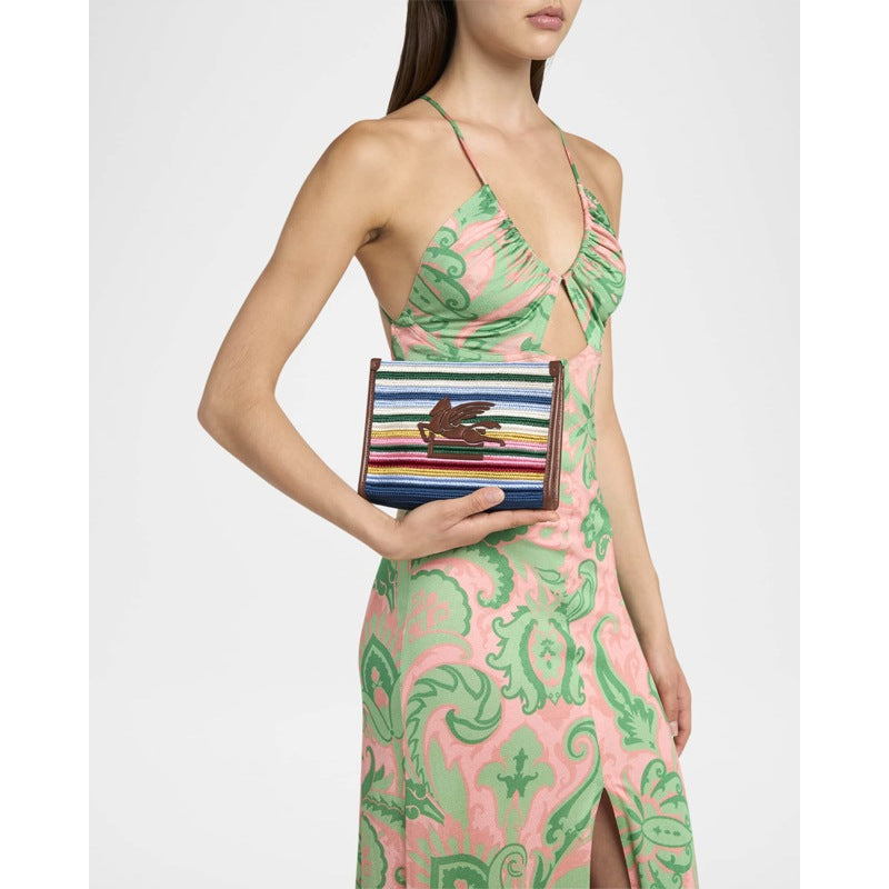 Bolsa Shoulder Striped Pouch