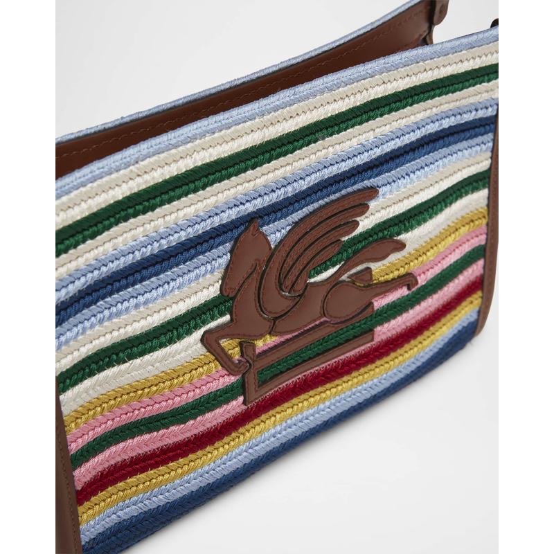 Bolsa Shoulder Striped Pouch