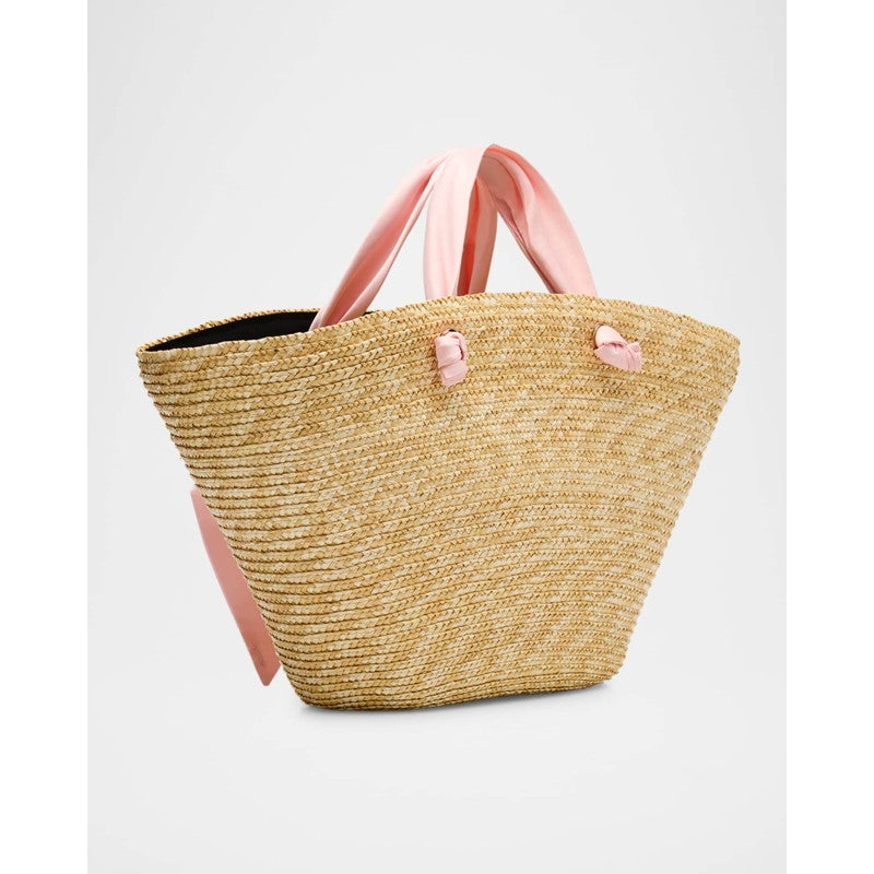 Bolsa Shopper Carlotta Straw Bow