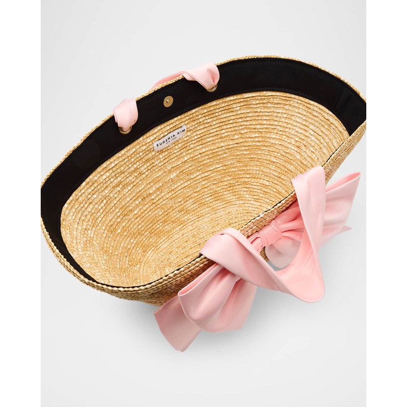 Bolsa Shopper Carlotta Straw Bow