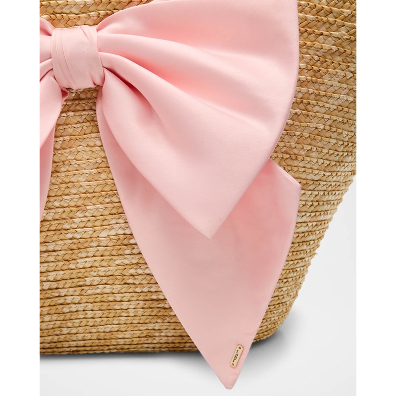 Bolsa Shopper Carlotta Straw Bow