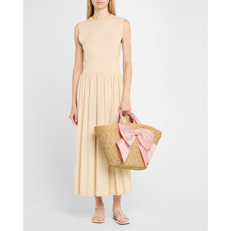Bolsa Shopper Carlotta Straw Bow