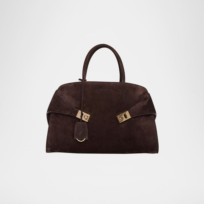 Bolsa Handle Large Hug Suede  - Mercado de Luxo - O Maior E-Commerce de Bens, Produtos e Serviços de Luxo do Brasil.