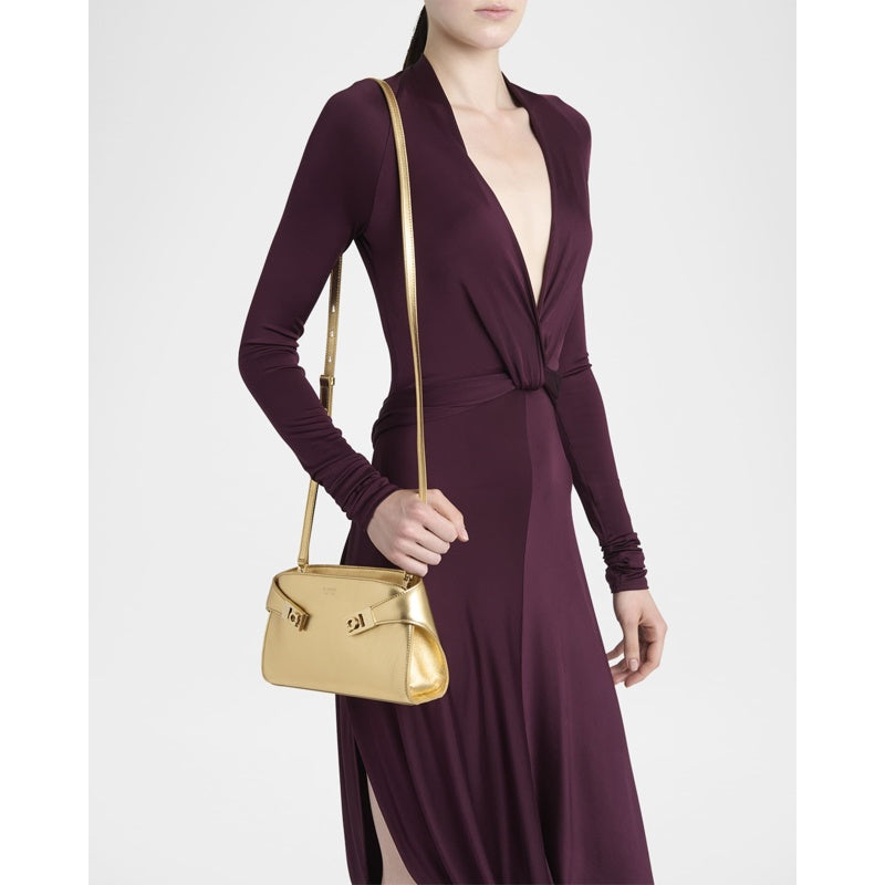 Bolsa Shoulder Mini Hug Metallic