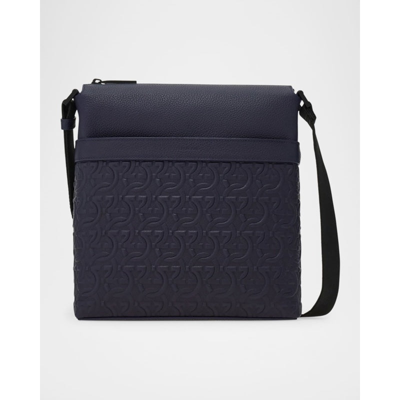 Bolsa Crossbody Gancini Embossed