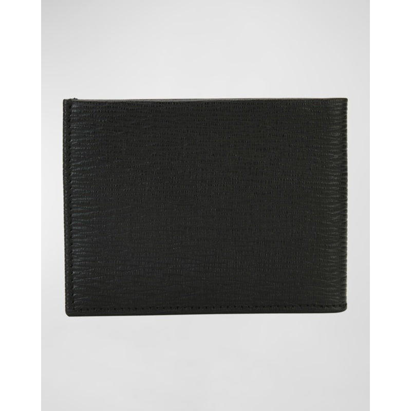 Bolsa Wallet Revival Gancini Bi-Fold Black/Red