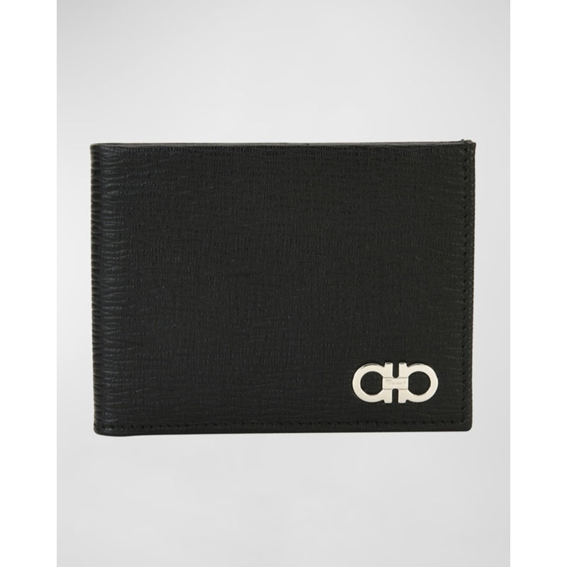 Bolsa Wallet Revival Gancini Bi-Fold Black/Red