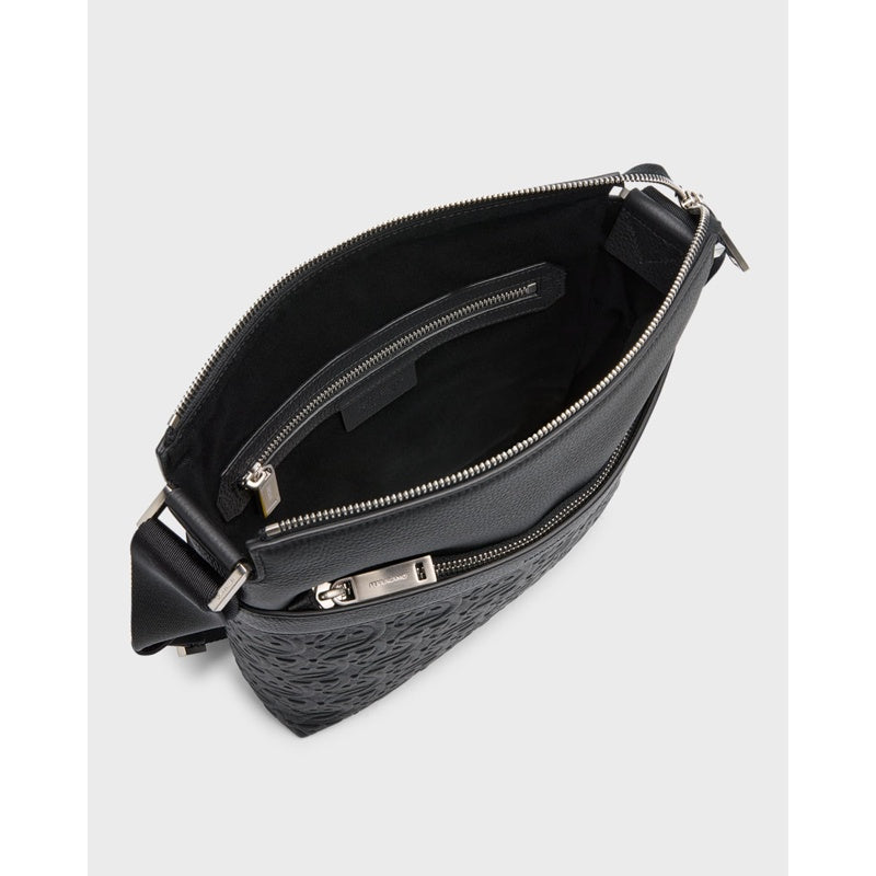 Bolsa Crossbody Gancini Embossed