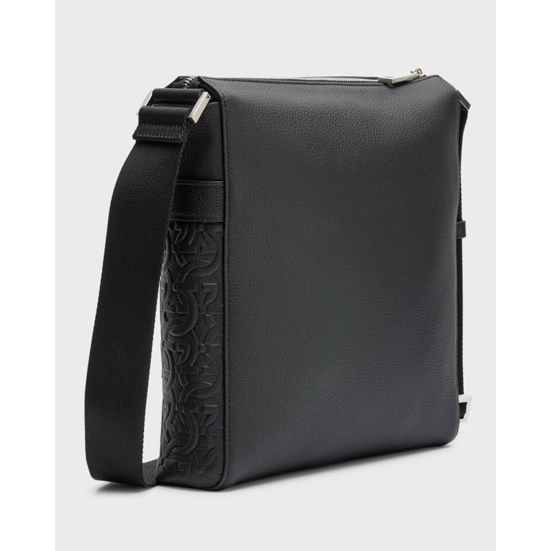 Bolsa Crossbody Gancini Embossed