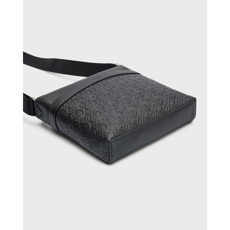 Bolsa Crossbody Gancini Embossed