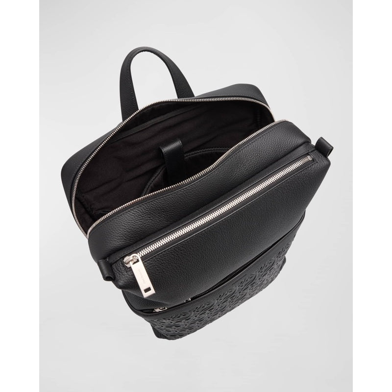 Bolsa Mochila Embossed Gancini