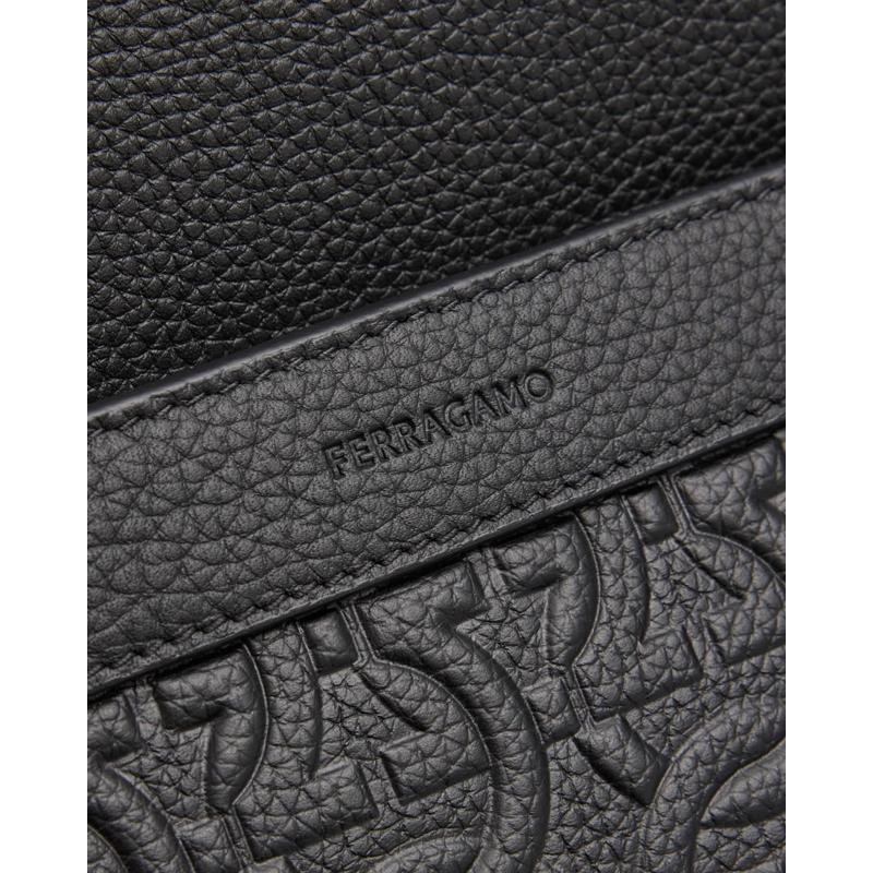 Bolsa Mochila Embossed Gancini