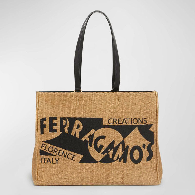 Bolsa Beach F Signature Raffia - Mercado de Luxo - O Maior E-Commerce de Bens, Produtos e Serviços de Luxo do Brasil.