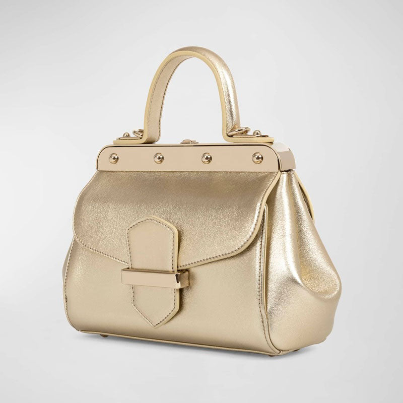 Bolsa Handle Margherita Small Metallic  - Mercado de Luxo - O Maior E-Commerce de Bens, Produtos e Serviços de Luxo do Brasil.