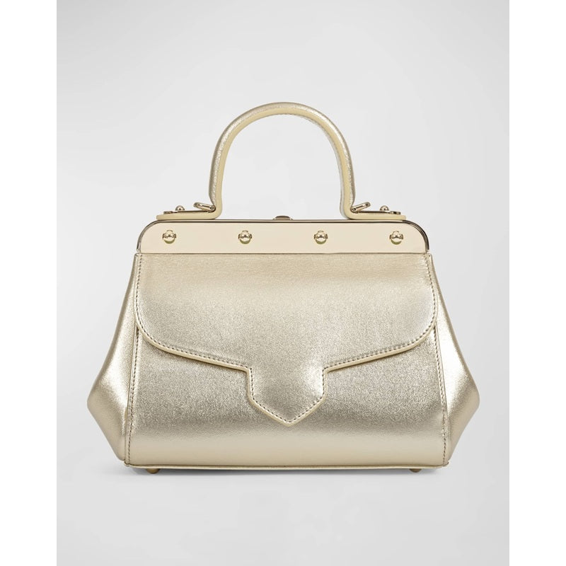 Bolsa Handle Margherita Small Metallic