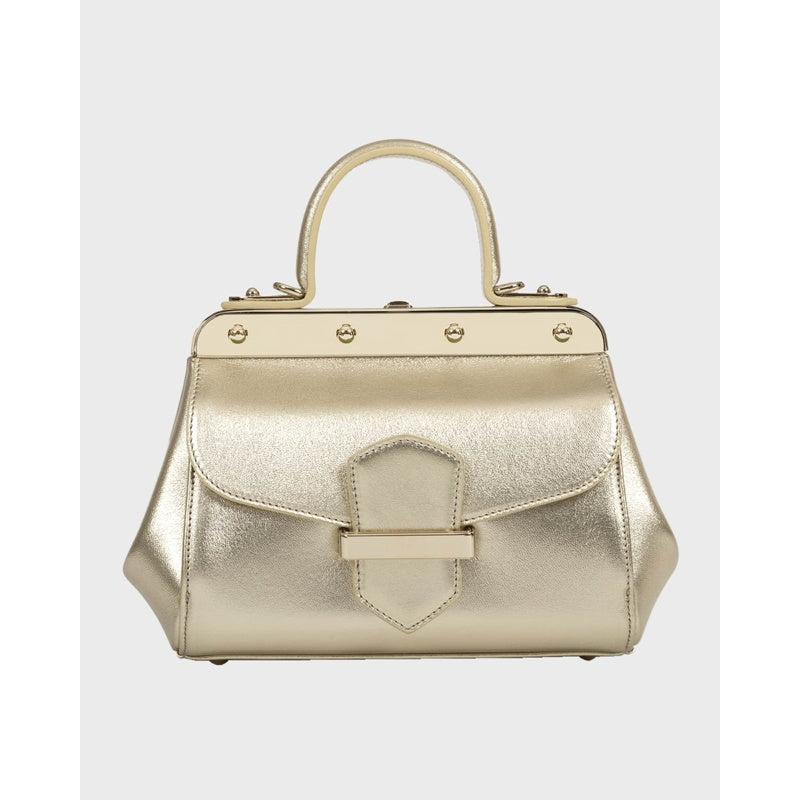 Bolsa Handle Margherita Small Metallic