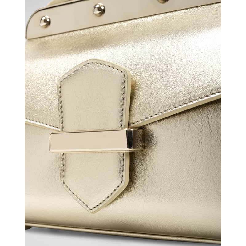 Bolsa Handle Margherita Small Metallic