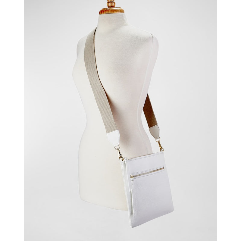 Bolsa Crossbody Kit Zip Pebble