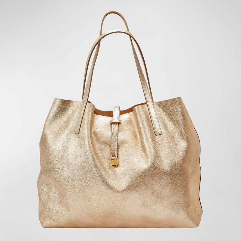 Bolsa Shopper Luna Metallic Mixed Reversible - Mercado de Luxo - O Maior E-Commerce de Bens, Produtos e Serviços de Luxo do Brasil.
