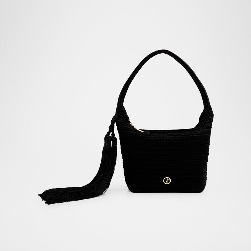 Bolsa Shoulder La Prima Mini Tassel Woven - Mercado de Luxo - O Maior E-Commerce de Bens, Produtos e Serviços de Luxo do Brasil.