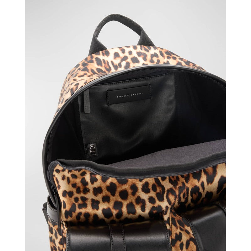 Bolsa Mochila Leopard-Print
