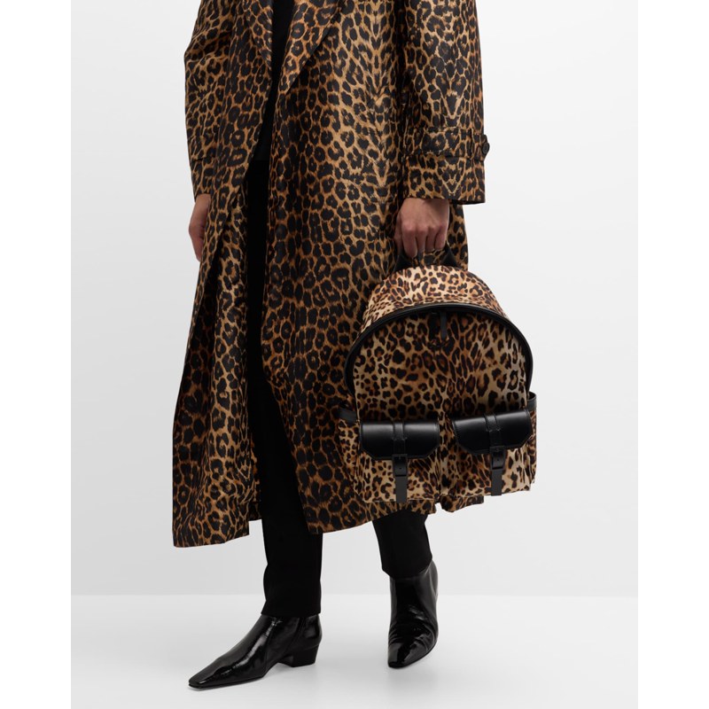 Bolsa Mochila Leopard-Print