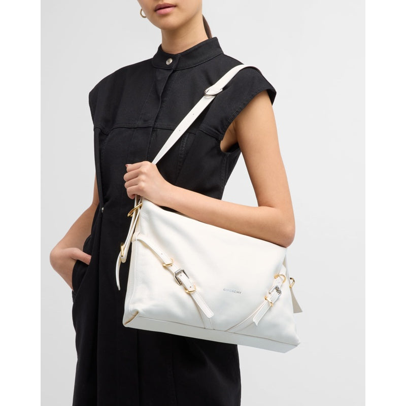 Bolsa Shoulder Voyou Medium in Tumbled