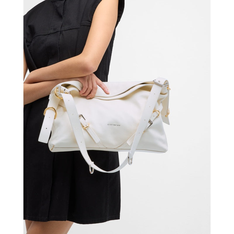 Bolsa Shoulder Voyou Medium in Tumbled