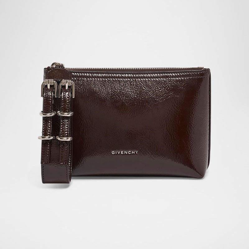 Bolsa Clutch Voyou Small Pouch in Shiny Crinkled - Mercado de Luxo - O Maior E-Commerce de Bens, Produtos e Serviços de Luxo do Brasil.