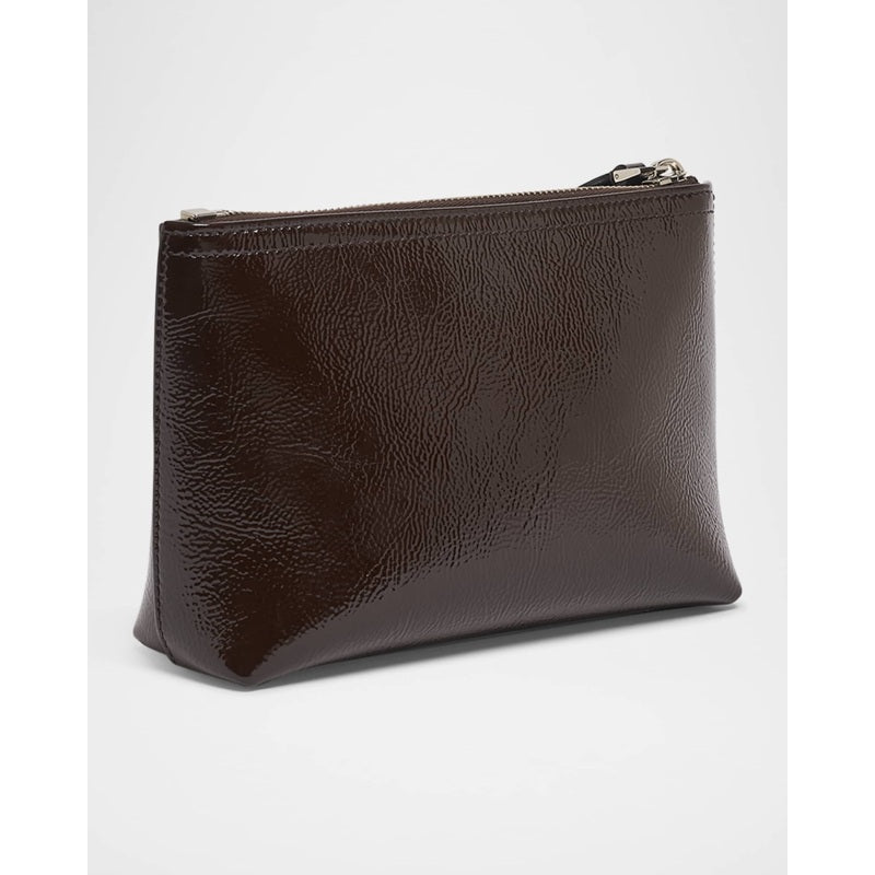 Bolsa Clutch Voyou Small Pouch in Shiny Crinkled