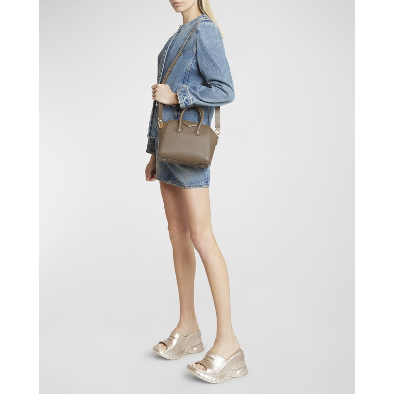 Bolsa Handle Antigona Small  in Grained