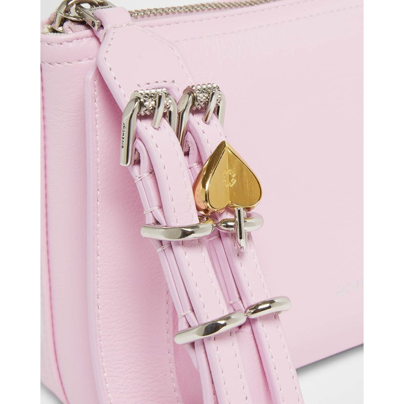 Bolsa Clutch Voyou Small Pouch in with Buckle Heart Lock Wristlet