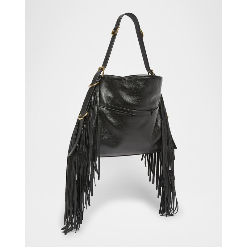 Bolsa Shoulder Voyou Medium in Fringe