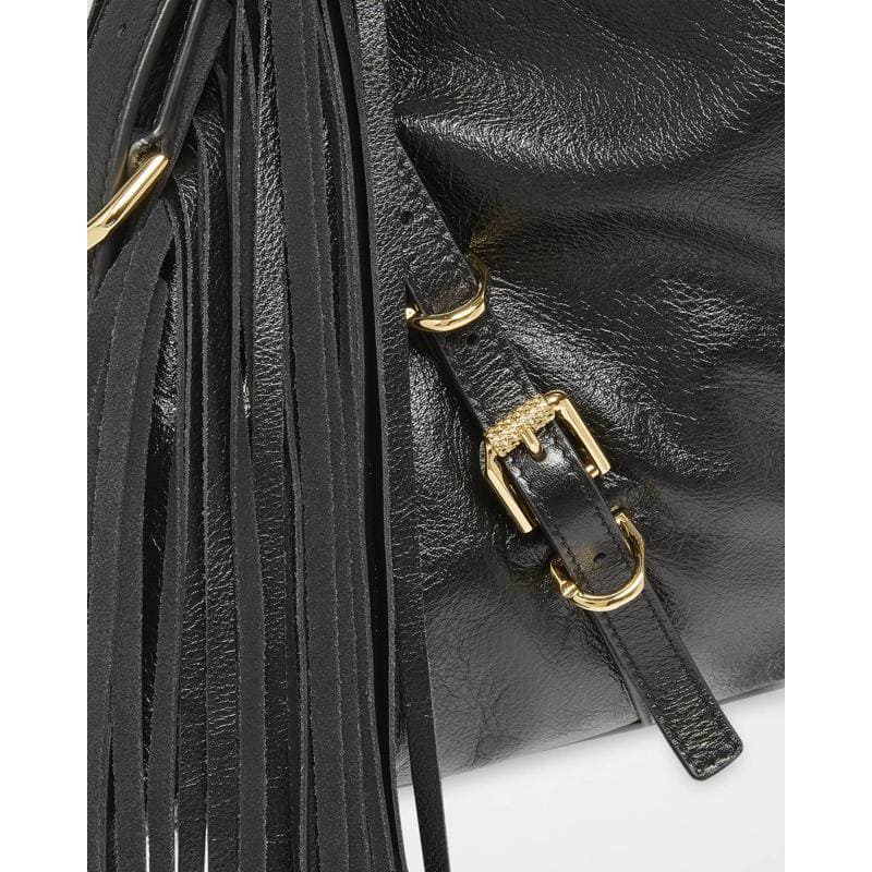 Bolsa Shoulder Voyou Medium in Fringe