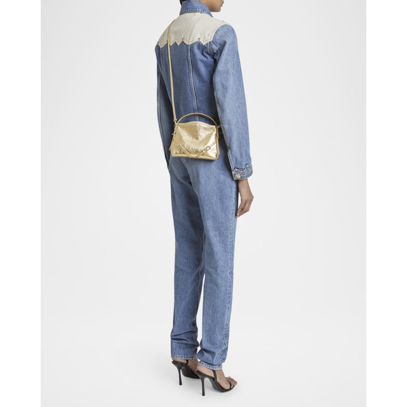 Bolsa Shoulder Voyou Nano in Metallic