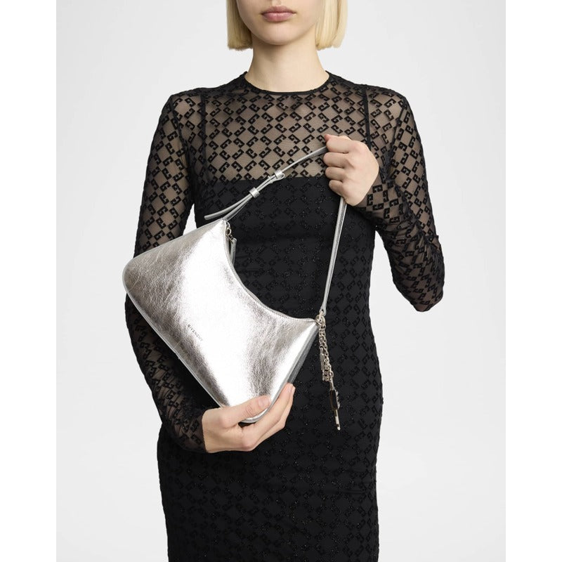 Bolsa Shoulder Lucky Small Lock in Metallic