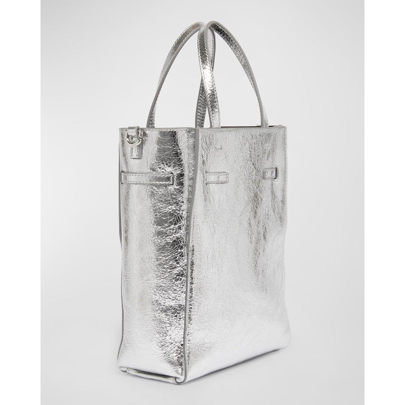 Bolsa Shopper Voyou Mini North-South in Metallic
