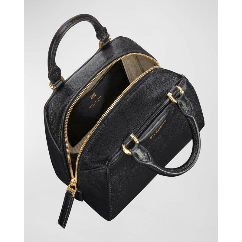 Bolsa Shoulder Antigona Cube Nano  in Shiny Tumbled