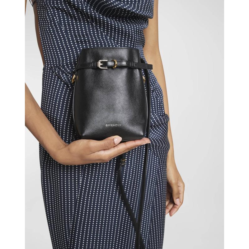Bolsa Crossbody Voyou Phone Pouch in Shiny Tumbled