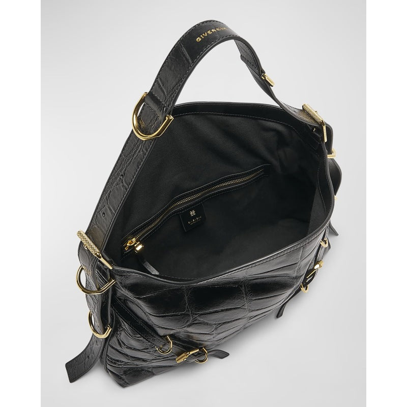 Bolsa Shoulder Voyou Medium in Embossed