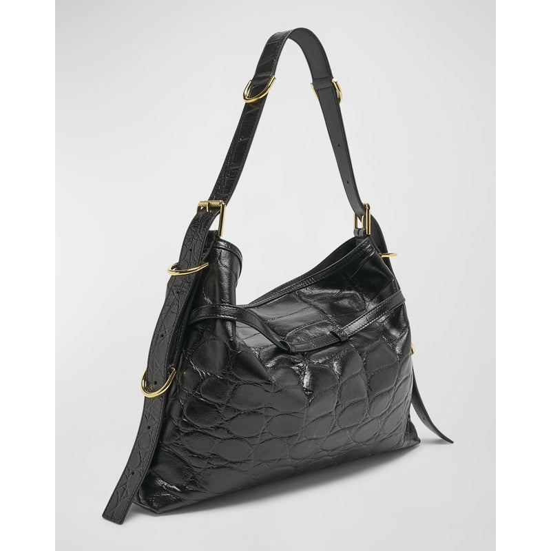 Bolsa Shoulder Voyou Medium in Embossed