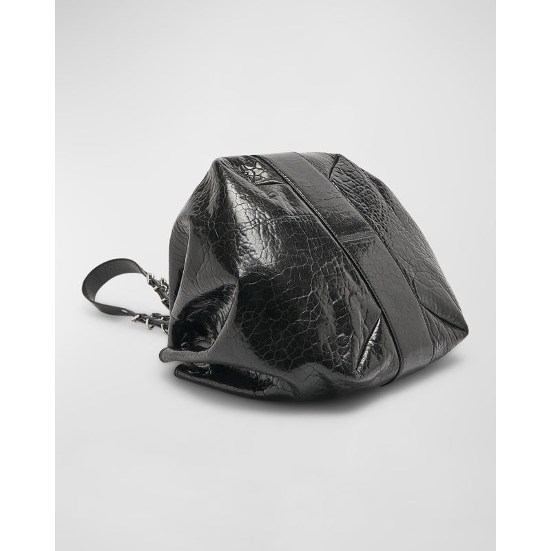 Bolsa Shoulder Pumpkin Medium in Embossed