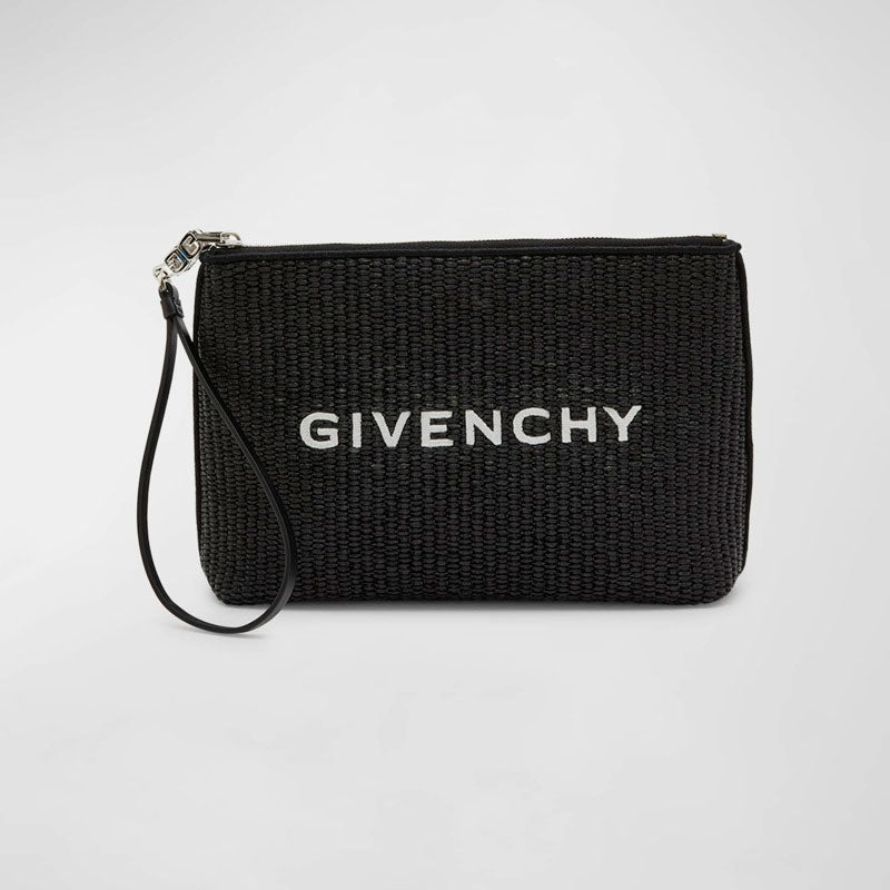 Bolsa Wallet Travel Zip Top Pouch in Raffia with Wristlet - Mercado de Luxo - O Maior E-Commerce de Bens, Produtos e Serviços de Luxo do Brasil.