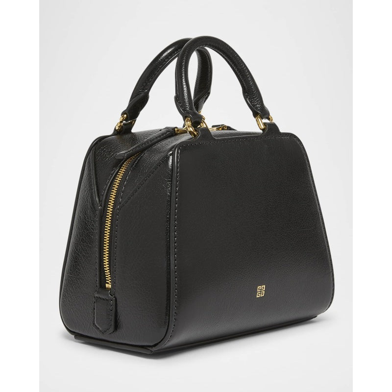 Bolsa Handle Antigona Nano Cube  in Tumbled with 4G Liquid Charm