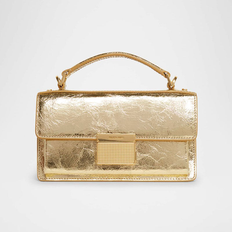 Bolsa Handle Venezia Small Shiny Wavy - Mercado de Luxo - O Maior E-Commerce de Bens, Produtos e Serviços de Luxo do Brasil.