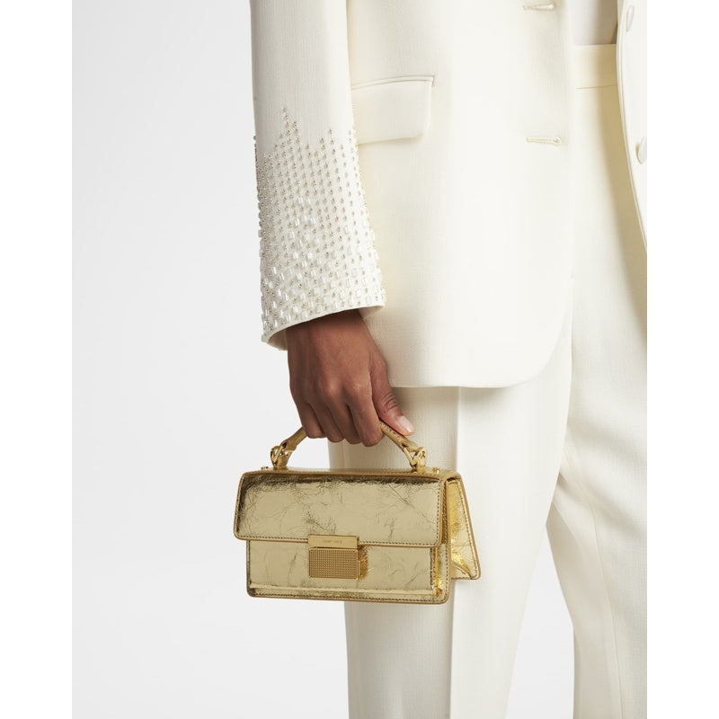 Bolsa Handle Venezia Small Shiny Wavy