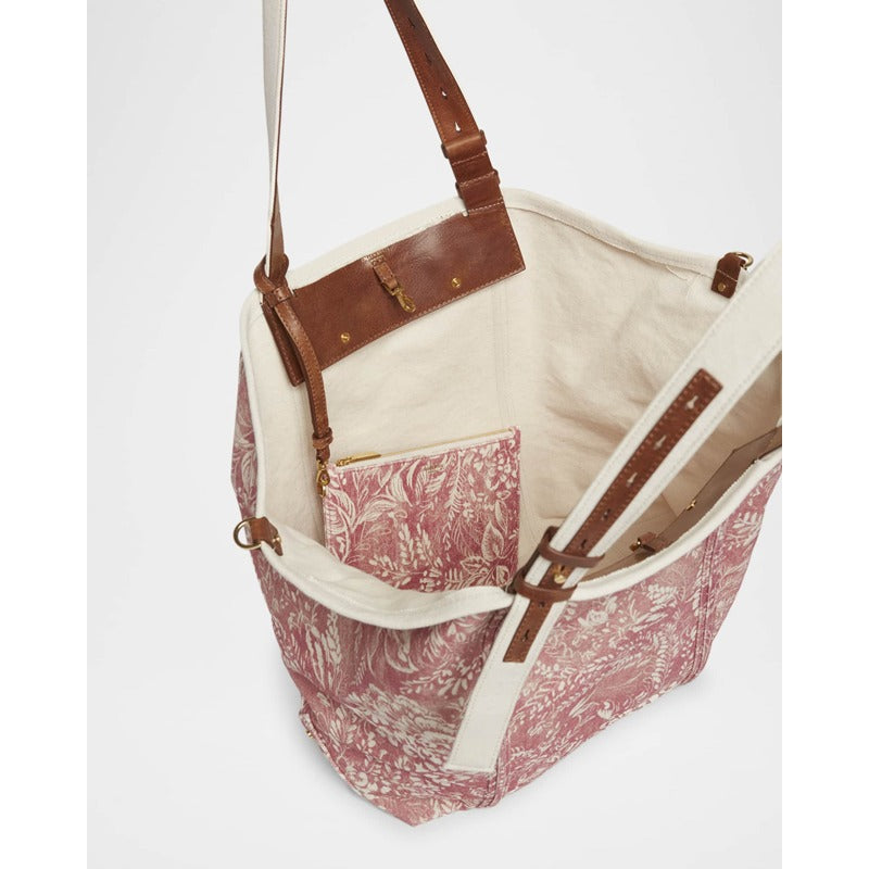 Bolsa Shopper East-West Toile de Jouy Printed Canvas