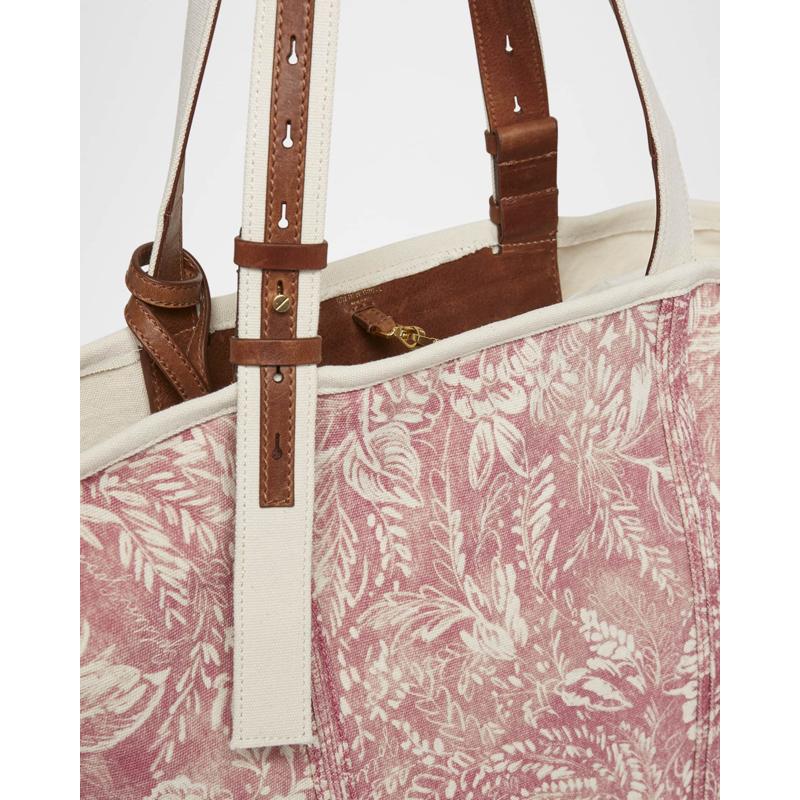 Bolsa Shopper East-West Toile de Jouy Printed Canvas